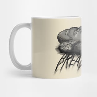 Bleeding Bread B&W Mug